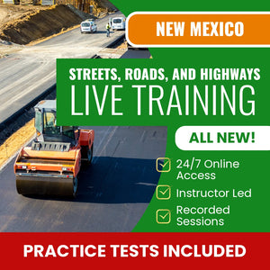 New Mexico Streets, Roads, and Highways Contractor GA-1 Exam Prep - Live Virtual + Self Study Training