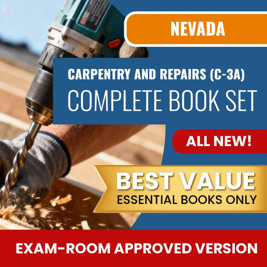 Nevada Carpentry And Repairs Contractor (C-3A) Books Allowed into Exam Package