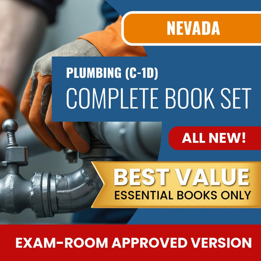 Nevada Plumbing Contractor (C-1D) Books Allowed into Exam Package