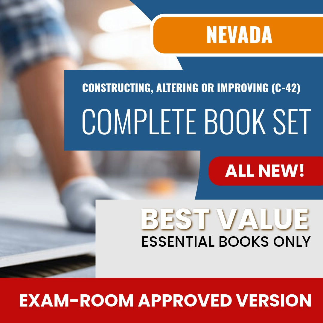 Nevada Constructing, Altering or Improving Contractor (C-42) Books Allowed into Exam Package