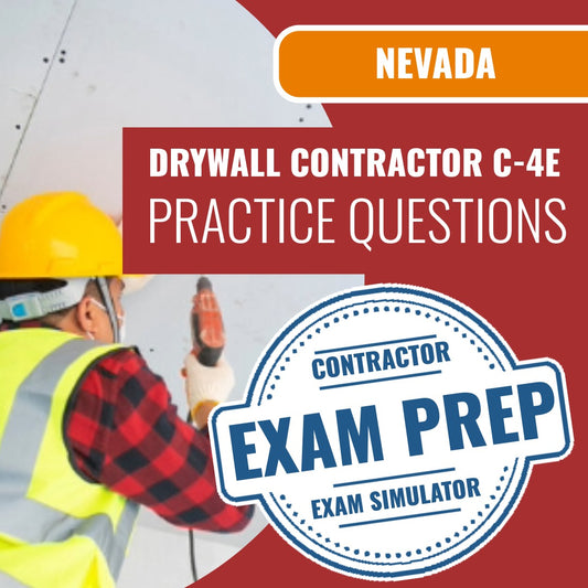 Nevada Drywall Contractor (C-4E) Exam - Online Practice Questions