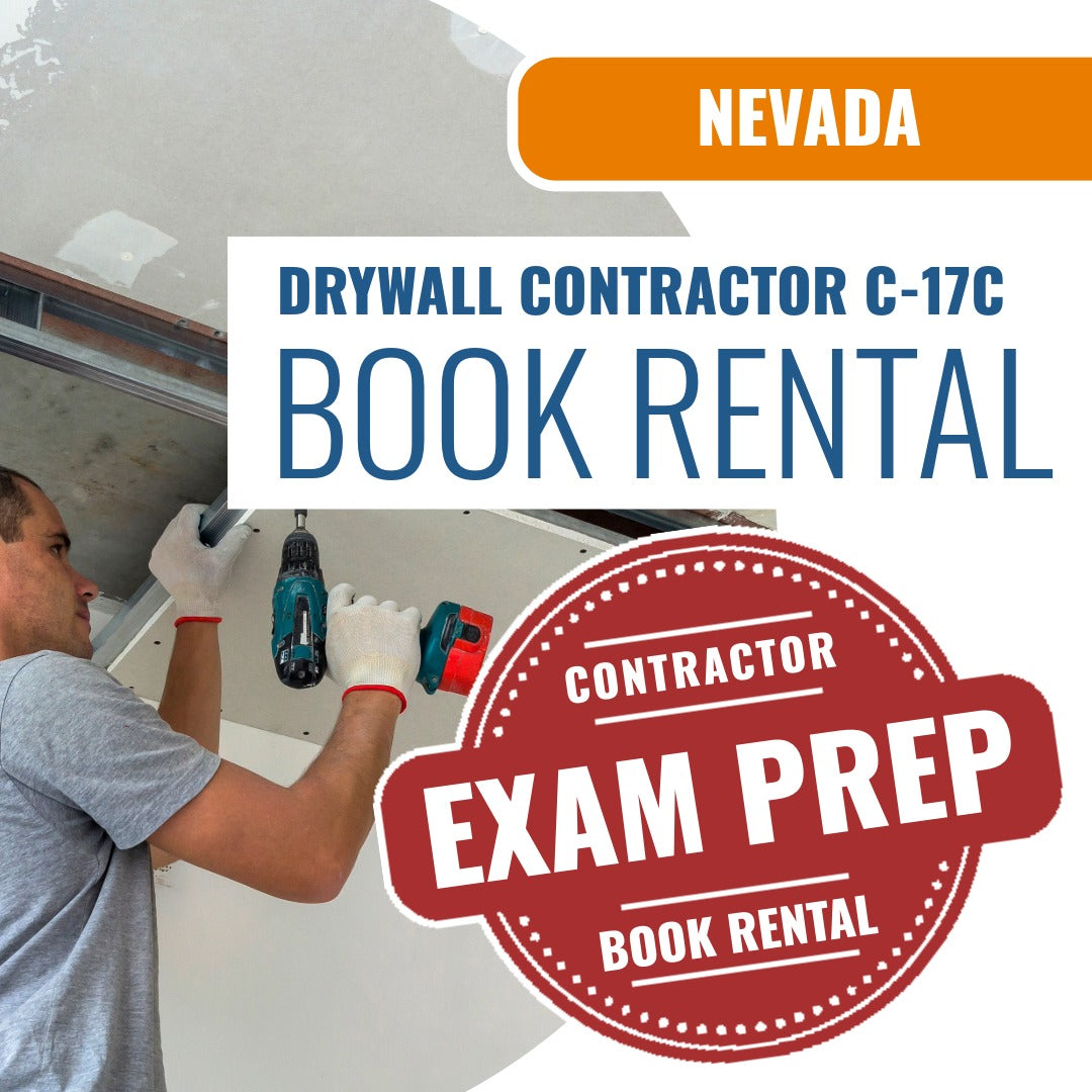 Nevada Drywall Contractor (C-17C) - Books & Courses Rental Package – 1 ...