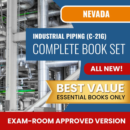 Nevada Industrial Piping Contractor (C-21G) Books Allowed into Exam Package