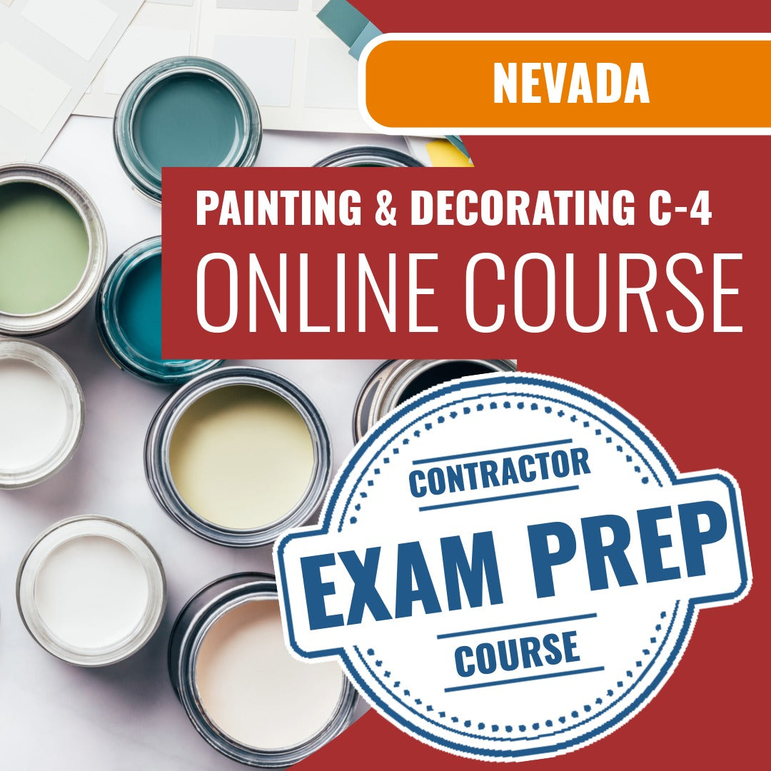 Nevada Painting and Decorating Contractor (C-4) Exam - Online Exam Prep