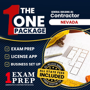 The 1 Package: All-Inclusive Nevada General Building Contractor (B) Exam, Licensing & Business Setup Solution