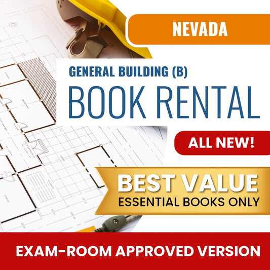 Nevada General Building Contractor (B) - Books & Course Rental - Exam Room Approved
