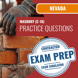 Nevada Masonry Contractor (C-18) Exam - Online Practice Questions