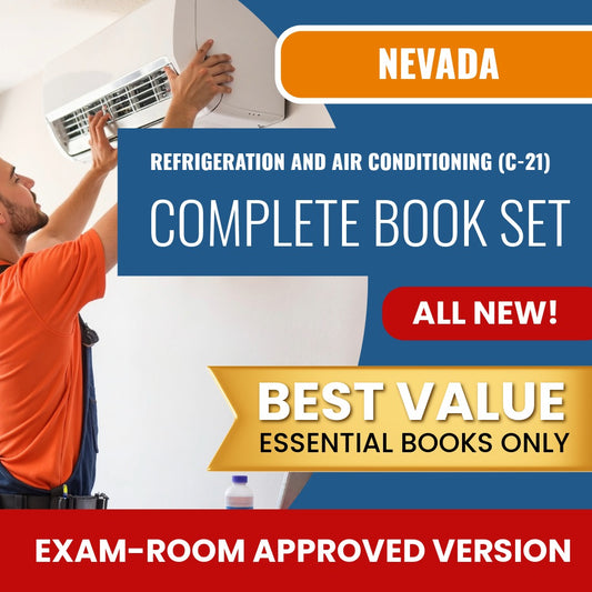 Nevada Refrigeration and Air Conditioning Contractor (C-21) Books Allowed into Exam Package