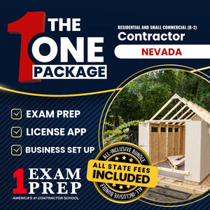 The 1 Package: All-Inclusive Nevada Residential And Small Commercial (B-2) Exam, Licensing & Business Setup Solution