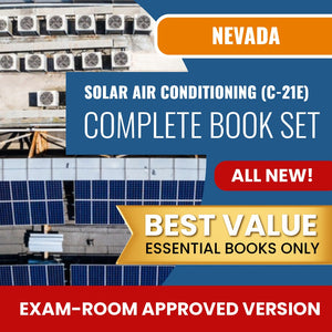 Nevada Solar Air Conditioning Contractor (C-21E) Books Allowed into Exam Package