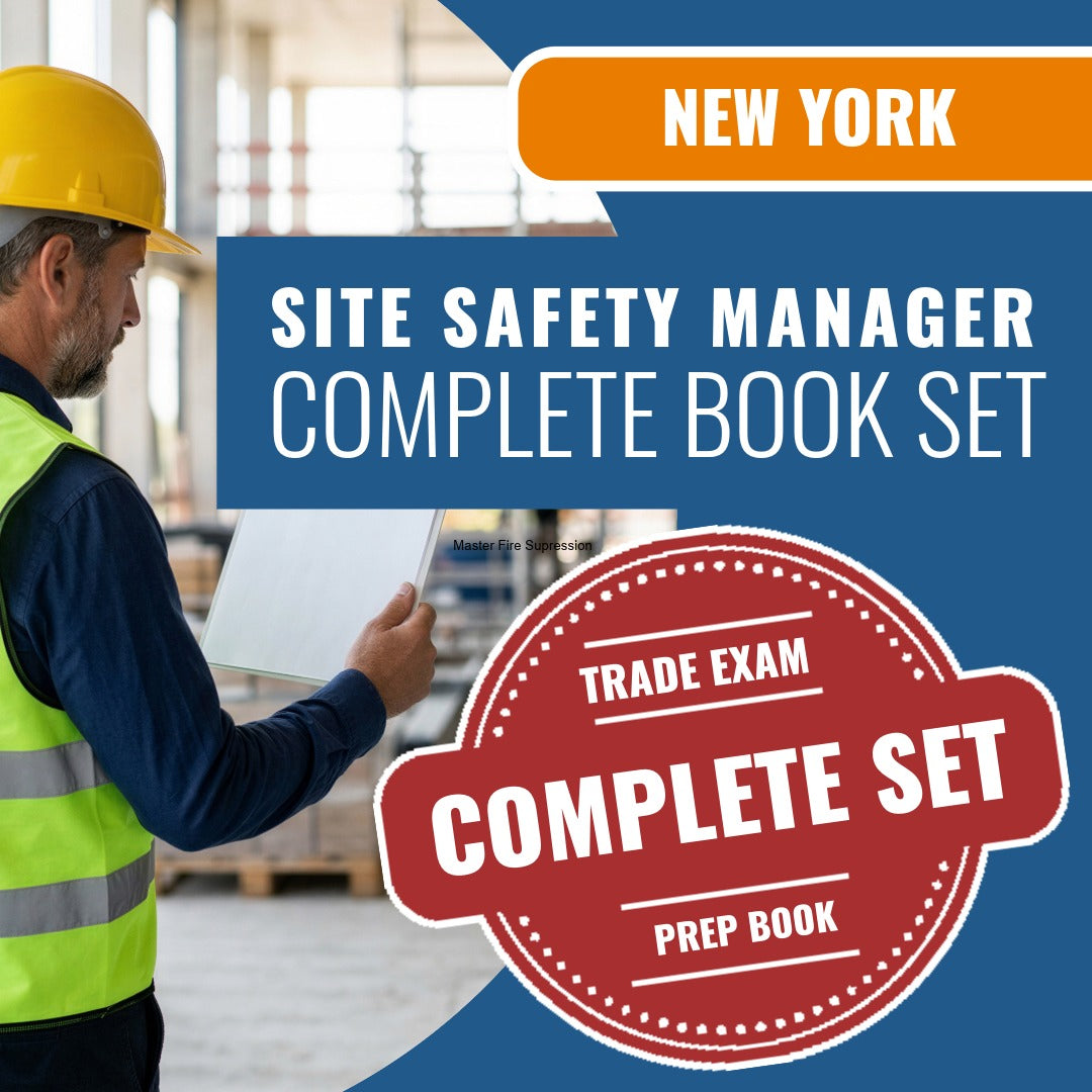 New York Site Safety Manager License Exam Book Package