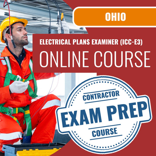 Ohio Electrical Plans Examiner - (ICC - E3) - Online Exam Prep