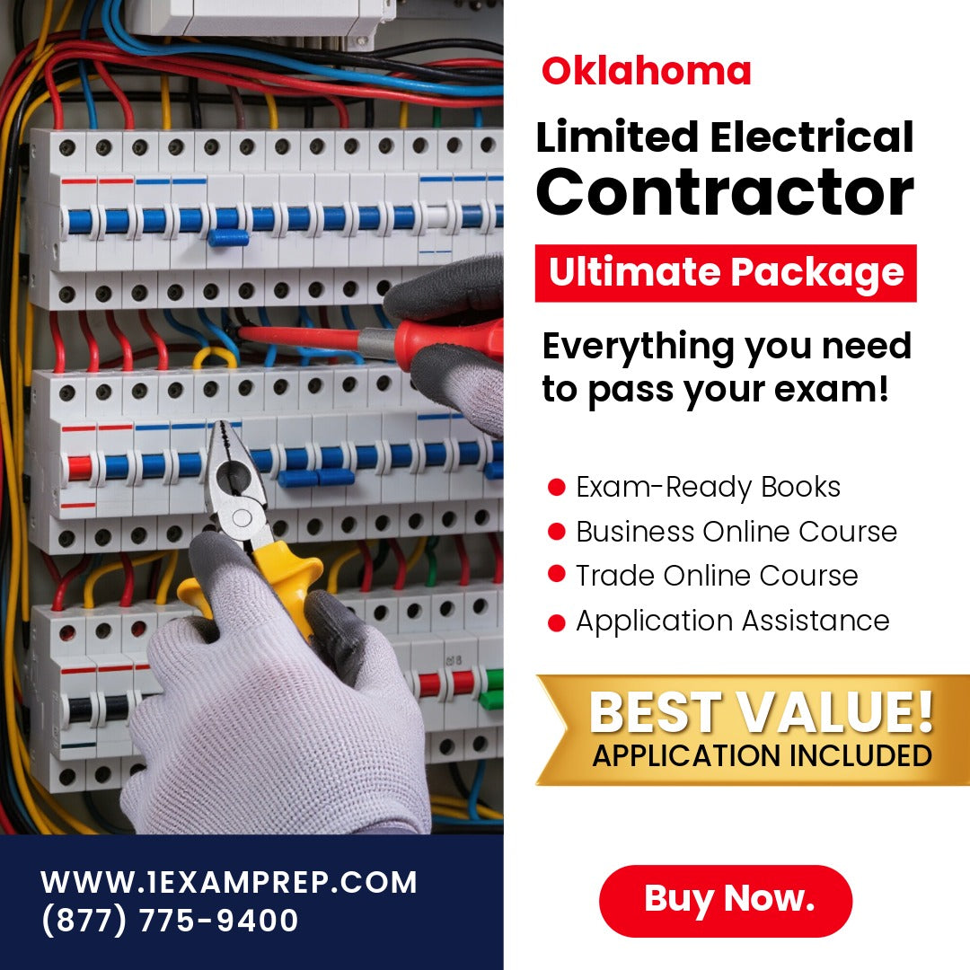 Oklahoma Limited Electrical Contractor Ultimate Exam Prep Rental Package