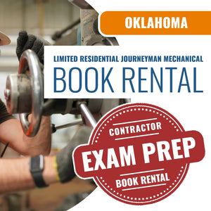 Oklahoma Limited Residential Journeyman Mechanical Contractor - Book Rental Package