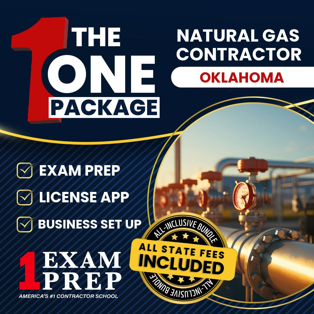 The 1 Package: All-Inclusive Oklahoma Natural Gas Contractor Exam, Licensing & Business Setup Solution