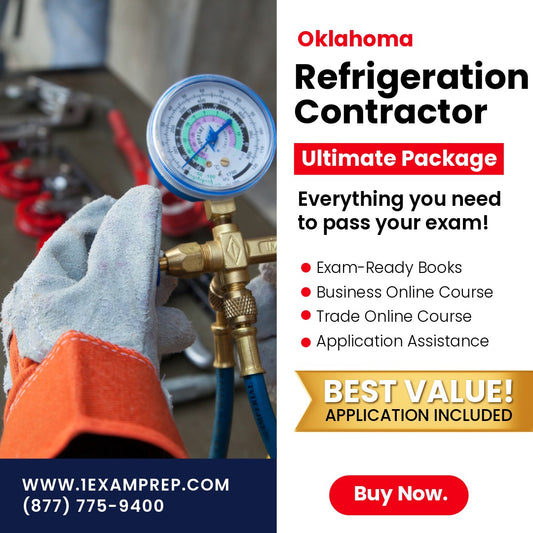 Oklahoma Refrigeration Contractor Ultimate Exam Prep Rental Package