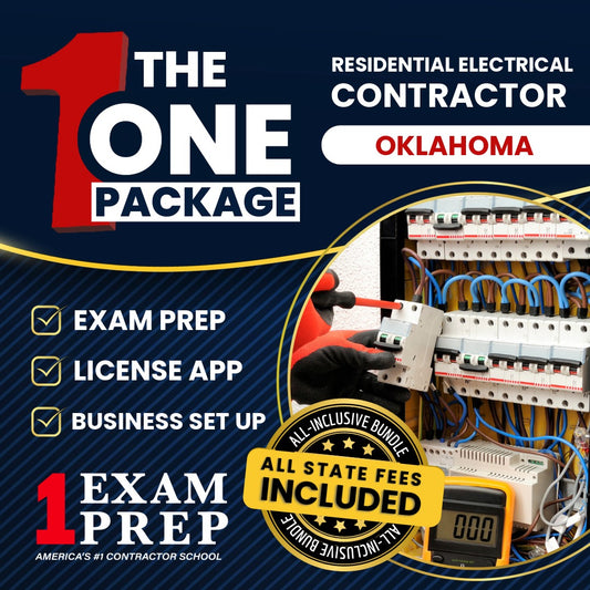 The 1 Package: All-Inclusive Oklahoma Residential Electrical Contractor Exam, Licensing & Business Setup Solution
