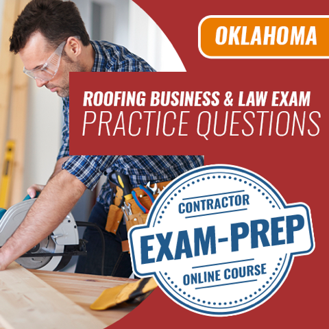 1 Exam Prep - Oklahoma Plumbing Business & Law Exam Practice Questions. Contractor Exam Prep Online Course. We are the exam pros for all your licensing and certification needs