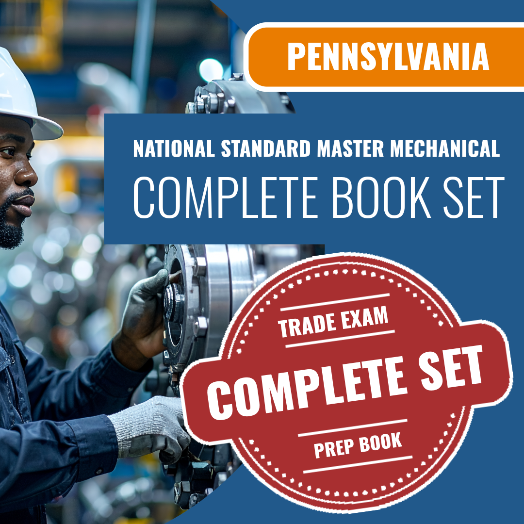 Pittsburgh Pennsylvania Reading National Standard Master Mechanical (ICC - F29-N) Exam Book Package