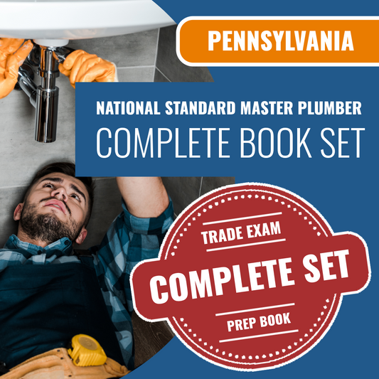 Pittsburgh Pennsylvania Reading National Standard Master Plumber (ICC - F24-N) Exam Book Package