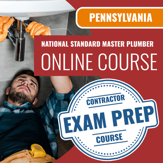 Pennsylvania Reading National Standard Master Plumber (ICC - F24-N) - Online Exam Prep