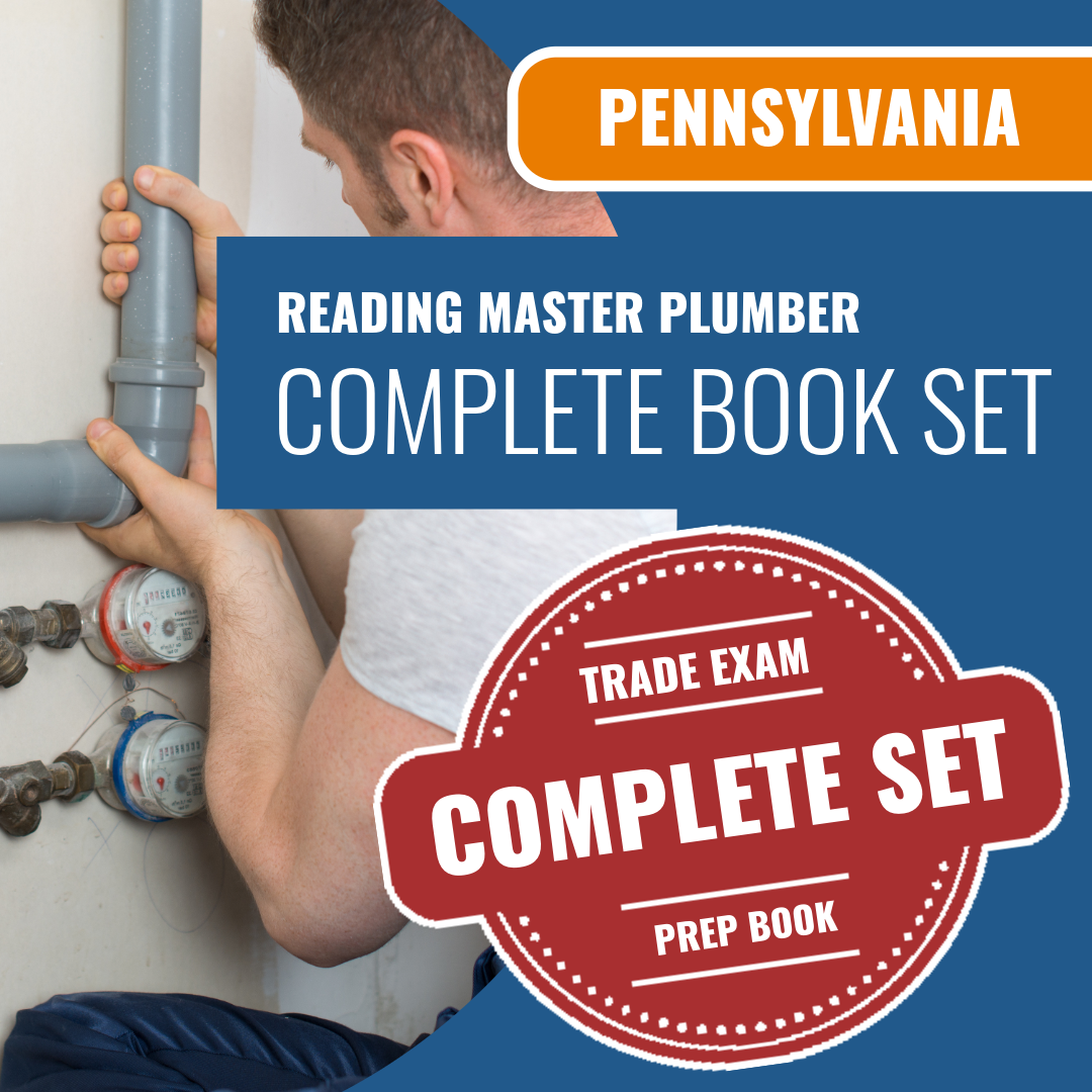 Pittsburgh Pennsylvania Reading Master Plumber (ICC - G24-N) Exam Book Package