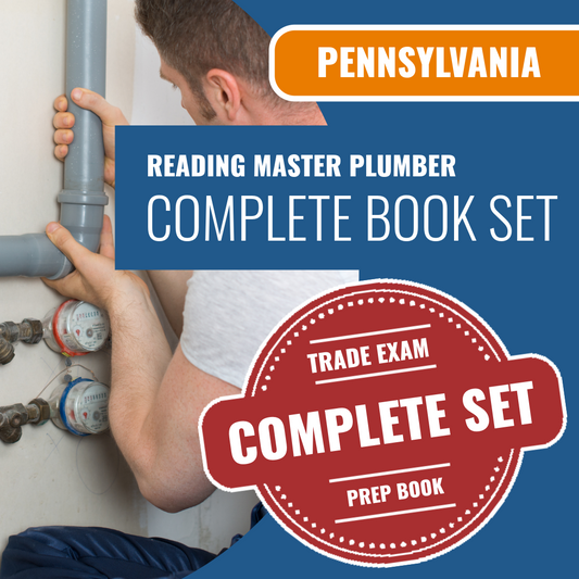 Pittsburgh Pennsylvania Reading Master Plumber (ICC - G24-N) Exam Book Package