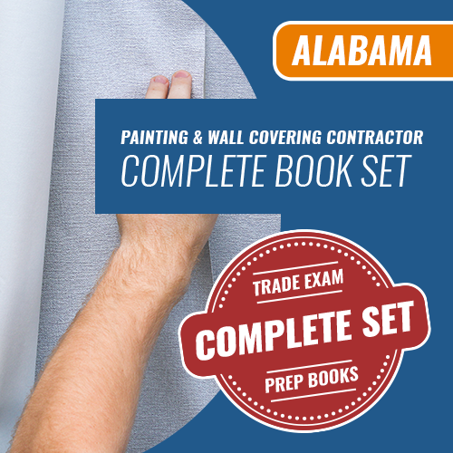 Paquete de libros para contratistas de pintura y revestimiento de paredes de Alabama