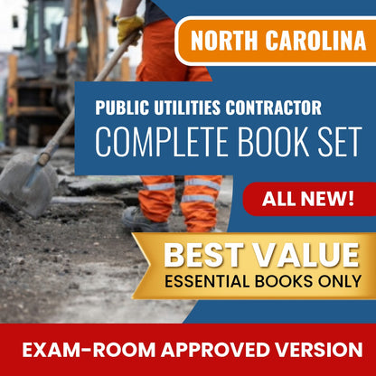North Carolina Public Utilities Contractor Books Allowed into Exam Package