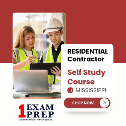Mississippi Residential Contractor Exam Self Study Course