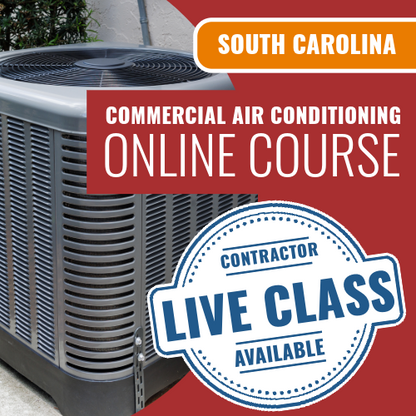 Contratista de aire acondicionado comercial de Carolina del Sur: curso de preparación para exámenes en línea