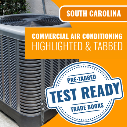 South Carolina Commercial Air Conditioning Contractor Exam Complete Highlighted & Tabbed Book Package