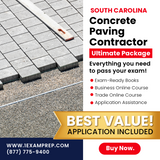 SOUTH CAROLINA CONCRETE PAVING CONTRACTOR ULTIMATE EXAM PREP RENTAL PACKAGE