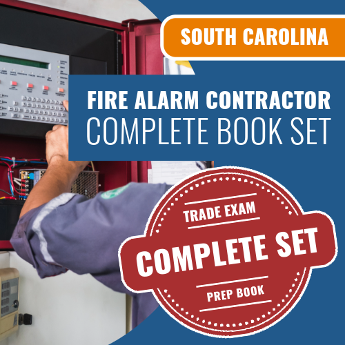 Paquete de libro de alarmas contra incendios de Carolina del Sur