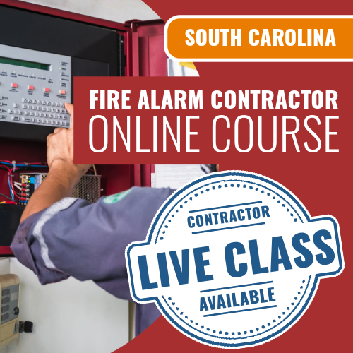 South Carolina Fire Alarm Contractor - Online Exam Prep Course
