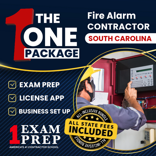 The 1 Package: All-Inclusive South Carolina Fire Alarm Contractor Exam, Licensing & Business Setup Solution