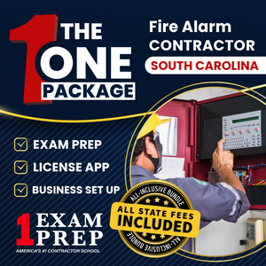 The 1 Package: All-Inclusive South Carolina Fire Alarm Contractor Exam, Licensing & Business Setup Solution