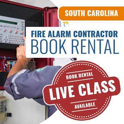 South Carolina Fire Alarm Contractor - Books & Courses Rental Package
