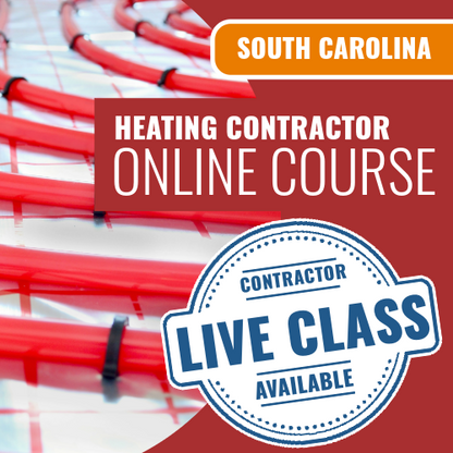 South Carolina Heating Contractor - Online Exam Prep Course