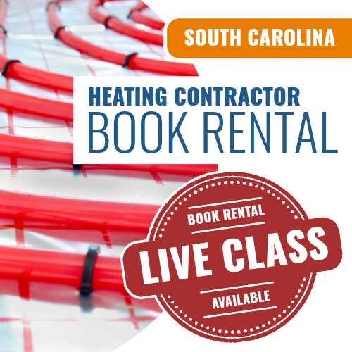 South Carolina Heating Contractor - Books & Courses Rental Package