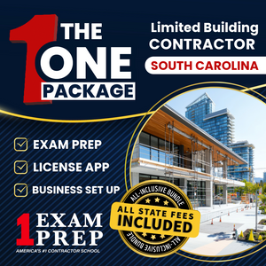 The 1 Package: All-Inclusive South Carolina Limited Building Contractor Exam, Licensing & Business Setup Solution