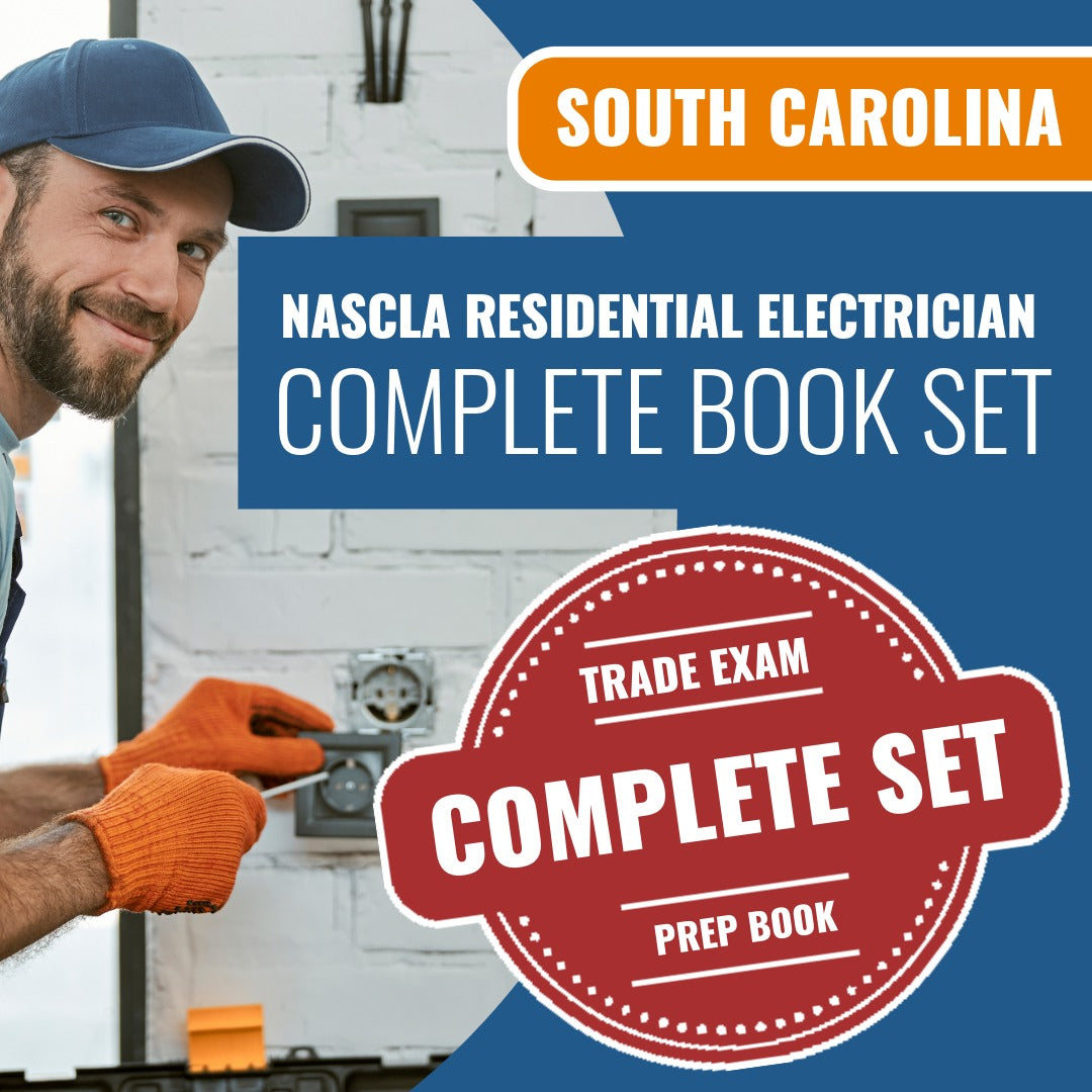 South Carolina NASCLA Residential Electrician Exam Book Package