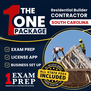 The 1 Package: All-Inclusive South Carolina Residential Builder Contractor Exam, Licensing & Business Setup Solution