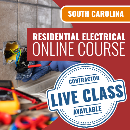 Contratista eléctrico residencial de Carolina del Sur - Curso de preparación para exámenes en línea