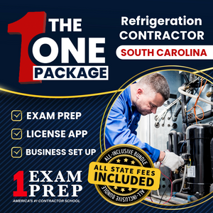 The 1 Package: All-Inclusive South Carolina Refrigeration Contractor Exam, Licensing & Business Setup Solution