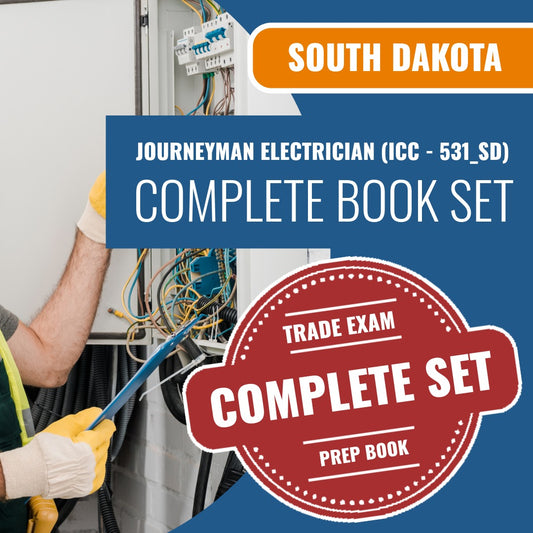 South Dakota Journeyman Electrician (ICC - 531_SD) Exam Book Package