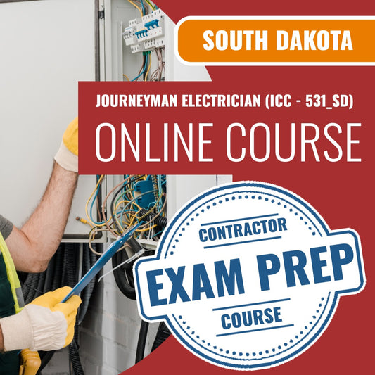 South Dakota Journeyman Electrician (ICC - 531_SD) Exam - Online Exam Prep