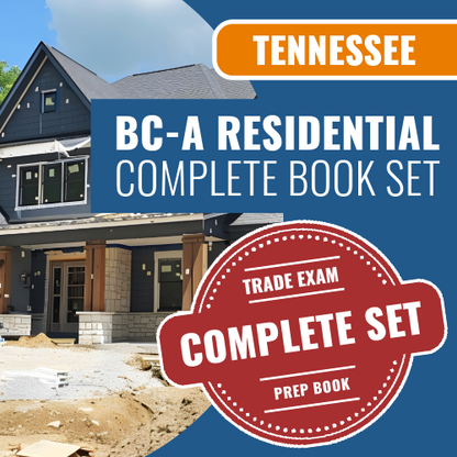 Tennessee BC-A Residential Contractor Exam Complete Book Package