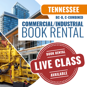 Tennessee BC-B, C-Combined Commercial / Industrial Contractor - Books & Courses Rental Package