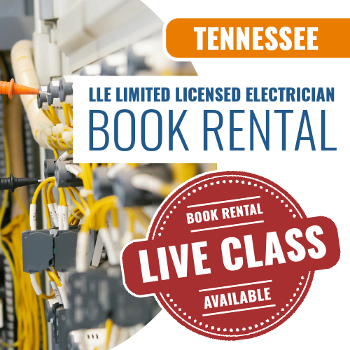 Tennessee LLE Limited Licensed Electrician- Books & Courses Rental Package